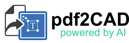 pdf2CAD Logo